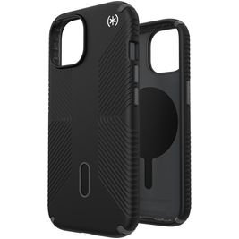 Speck Presidio2 Grip iPhone 15 MagSafe Hülle Hardcase Backcover Stoßfest - Schwarz