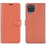 Mobigear Classic Samsung Galaxy A12 Klapphülle Portemonnaie - Cognac