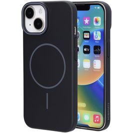 Mobiparts Slim Line iPhone 15 MagSafe Hülle Hardcase Backcover - Onyx Black