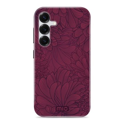 MIO Samsung Galaxy S25 MagSafe Hülle Hardcase Backcover - Berry Blooms