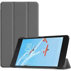 Mobigear Tri-Fold Lenovo Tab E7 Hülle Klapphülle - Grau
