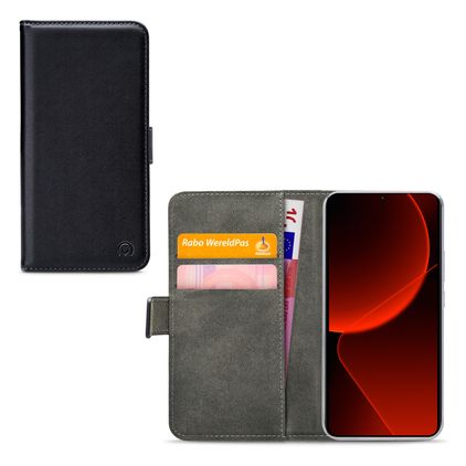 Mobilize Classic Gelly Wallet Xiaomi 13T Klapphülle Portemonnaie - Schwarz