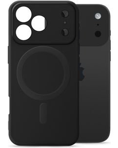My Style Protective Flex iPhone 17 Pro MagSafe Hülle Flexibles TPU Backcover - Schwarz