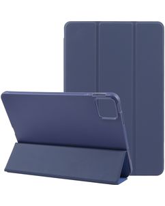 Mobigear Tri-Fold Gel iPad Air 11 Zoll (2025) Hülle TPU,Kunstleder Klapphülle - Dunkelblau