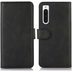 Mobigear Wallet Sony Xperia 10 V Hülle Klapphülle Geldbörse - Schwarz