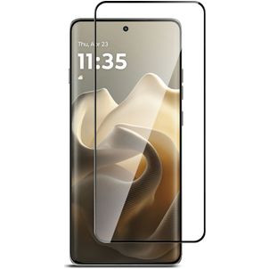 Mobigear Premium Motorola Edge 60 Panzerglas Gehärtetes Glas Displayschutz - Hüllenfreundlich - Schwarz