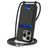Mobigear Lanyard Card iPhone 16 Pro Max Silikon Handykette mit Kartenhalter - Schwarz