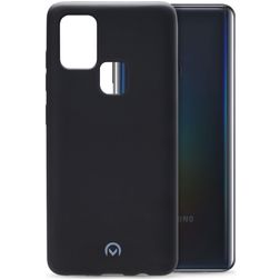 Mobilize Rubber Gelly Samsung Galaxy A21s TPU (flexibel) Backcover - Matt Black