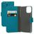 Mobiparts Saffiano Wallet iPhone 11 Pro Klapphülle Portemonnaie - Türkis