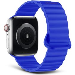 Decoded Traction Loop Silikon Apple Watch Armband Magnetverschluss - 42/41/40/38 mm - Galactic Blue