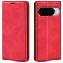 Mobigear Retro Slim Google Pixel 10 Hülle Klapphülle Geldbörse - Rot