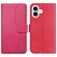 Mobigear S Line iPhone 17 Klapphülle Portemonnaie - Rot