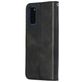 Mobigear Zipper Samsung Galaxy S20 Hülle Klapphülle Geldbörse - Schwarz