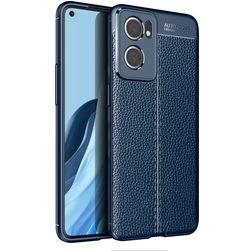 Mobigear Luxury OnePlus Nord CE 2 Hülle Flexibles TPU Backcover - Blau