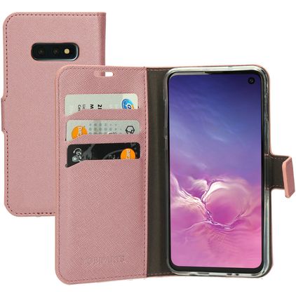 Mobiparts Saffiano Wallet Samsung Galaxy S10e Klapphülle Portemonnaie - Pink