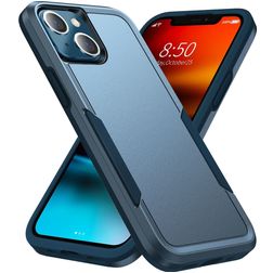 Mobigear Heavy Armor iPhone 14 Hülle Hardcase Backcover Stoßfest - Dunkelblau