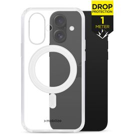 Mobilize Naked Protection Durchsichtig iPhone 16 Plus MagSafe Hülle Hardcase Backcover Stoßfest - Transparent