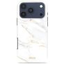 MIO iPhone 18 Pro MagSafe Hülle Hardcase Backcover - White Marble