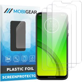 Mobigear Motorola Moto G7 Displayschutz Schutzfolie - Hüllenfreundlich (3er Pack)