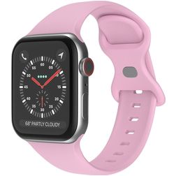Mobigear Sport Dual Silikon Apple Watch Armband Pin-and-Tuck-Verschluss - 49/46/45/44 mm - Lavendel