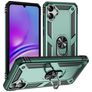 Mobigear Armor Ring Samsung Galaxy A05 Hülle Hardcase Backcover Stoßfest mit Ringhalter - Grün