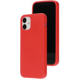 Mobiparts iPhone 12 Mini Silikon Hülle Backcover - Scarlet Red