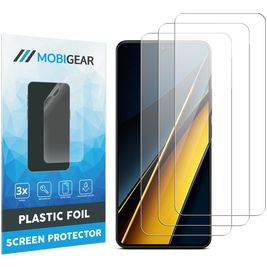 Mobigear POCO X6 Pro Displayschutz Schutzfolie - Hüllenfreundlich (3er Pack)