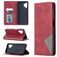 Mobigear Rhombus Slim Samsung Galaxy A32 5G Hülle Klapphülle - Rot