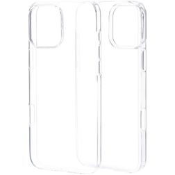 Mobiparts Classic Durchsichtig iPhone 16 Pro Max Hülle Flexibles TPU Backcover - Transparent