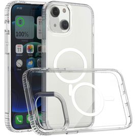 Mobigear Crystal Durchsichtig iPhone 14 MagSafe Hülle Hardcase Backcover - Transparent