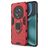 Mobigear Armor Ring HONOR Magic 4 Pro Hülle Hardcase Backcover Stoßfest mit Ringhalter - Rot