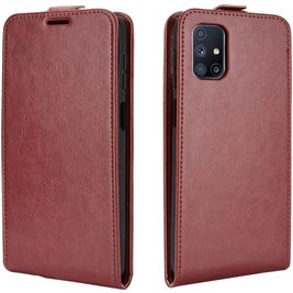 Mobigear Samsung Galaxy M51 Hülle Flipcase - Braun