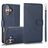Mobigear Wallet iPhone 16 Plus Hülle Abnehmbare 2in1 Klapphülle Geldbörse - Blau