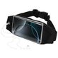 Mobiparts Comfort Fit Handyhalterung Joggen iPhone 16 Pro Sporthülle Neopren Sportarmband - Schwarz