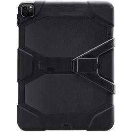 Xccess Survivor Essential iPad Pro 12.9 Zoll (2022) Hülle Kunststoff,Silikon Backcover + Ständer - Schwarz