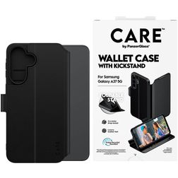 CARE by PanzerGlass Kickstand Samsung Galaxy A37 Hülle Klapphülle Geldbörse - Schwarz