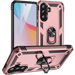 Mobigear Armor ring Samsung Galaxy A37 Hülle Hardcase Backcover Stoßfest mit Ringhalter - Roségold