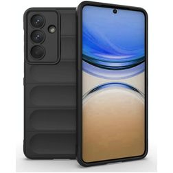 Mobigear Bumpy Samsung Galaxy S26 Plus Hülle Flexibles TPU Backcover - Schwarz