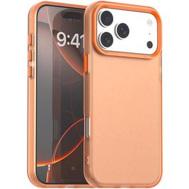 Mobigear Crystal iPhone 17 Pro Max Hülle Hardcase Backcover - Orange