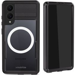Mobilize Waterproof Samsung Galaxy S25 Edge Wasserdicht MagSafe Hülle Hardcase Backcover - Schwarz