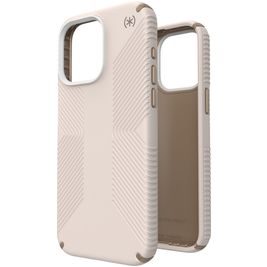 Speck Presidio2 Grip iPhone 15 Pro Max Hülle Hardcase Backcover Stoßfest - Bleached Bone