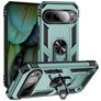 Mobigear Armor Ring Google Pixel 9 Hülle Hardcase Backcover Stoßfest mit Ringhalter - Grün