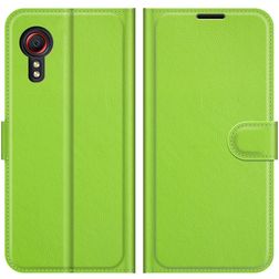 Mobigear Classic Samsung Galaxy Xcover 5 Hülle Klapphülle Geldbörse - Grün