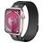 Mobigear Mecha Loop Milanaise Apple Watch Armband Magnetverschluss - 49/46/45/44 mm - Grau