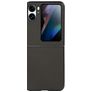 Mobigear Carbon OPPO Find N2 Flip Hülle Hardcase Backcover - Schwarz