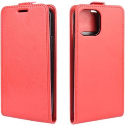 Mobigear iPhone 12 Pro Hülle Flipcase - Rot