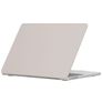 Mobigear Cream Matte MacBook Air 13 Zoll (2022-2026) Hardcase Hülle MacBook Case - Grau - Model A2681 / A3113 / A3240 / A3449