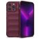 Mobigear Bumpy iPhone 14 Pro Max Hülle Flexibles TPU Backcover - Weinrot