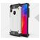 Mobigear Outdoor Motorola One Power Hülle Hardcase Backcover Stoßfest - Weiß