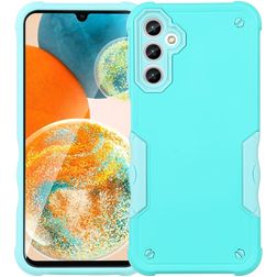 Mobigear Non-slip Armor Samsung Galaxy A14 Hardcase Backcover Shockproof - Türkis